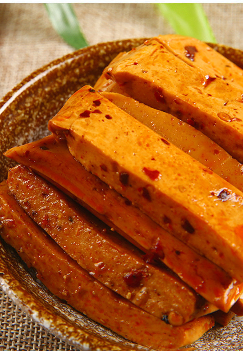 重庆偷嘴猴千叶豆腐干辣条小零食小吃批发麻辣豆干休闲零食小包装