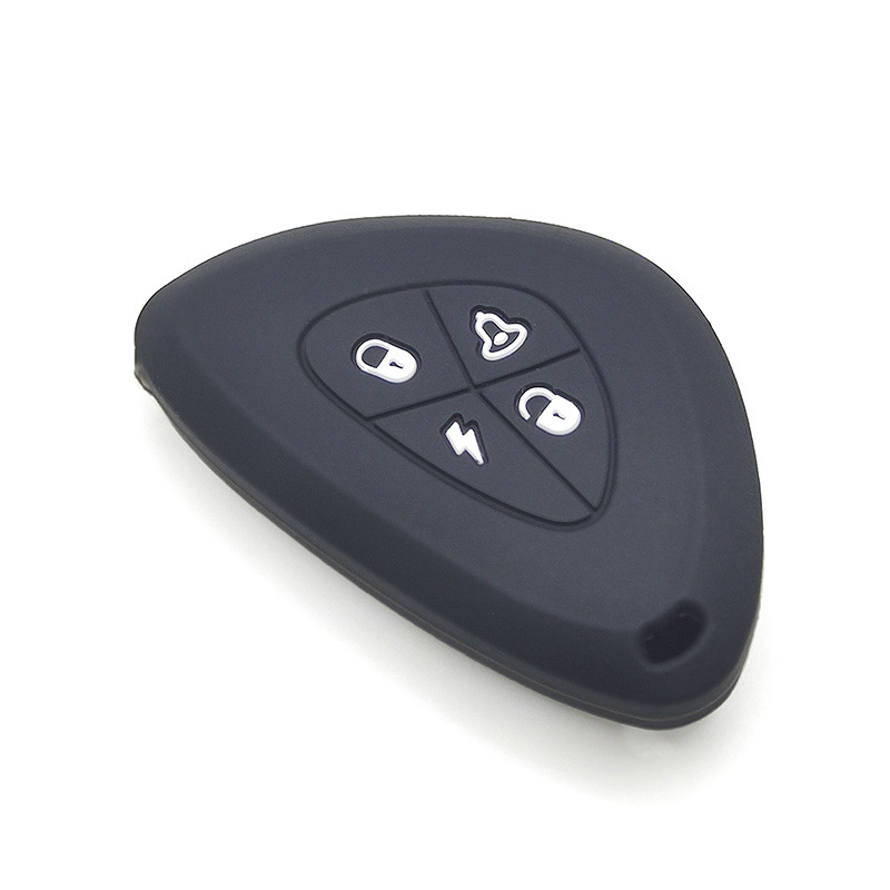 适用于五星钻豹电动车比德文摩托车遥控器手柄钥匙防摔硅胶保护套-阿