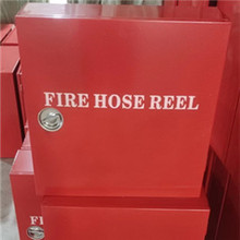 消防软管卷盘箱 红色消火栓箱不锈钢消防箱自救式卷盘消防箱 外贸