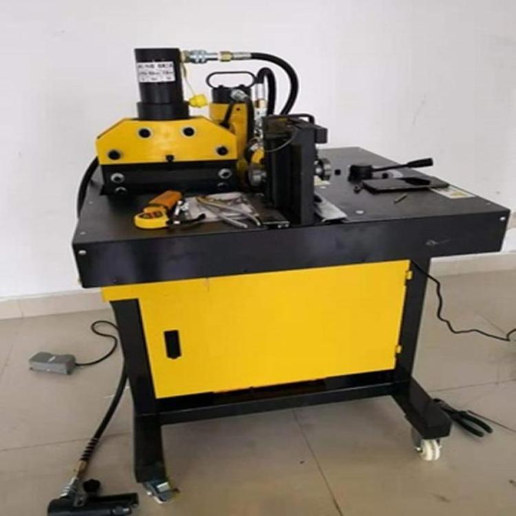 多功能母线加工机小型液压冲孔便携式三合一铜排加工机母排折弯机