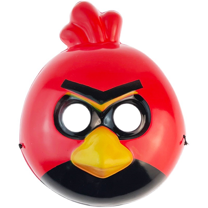 新款塑料pvc 万圣节小鸟面具愤怒的搞笑搞怪派对化妆舞会道具动物