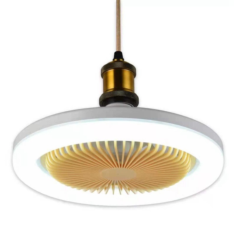 E27 Fan Lamp 30W Aromatherapy Fan Ultra-Thin Screw Dormitory Home Fan Lamp Children's Room Fan Lamp Wholesale