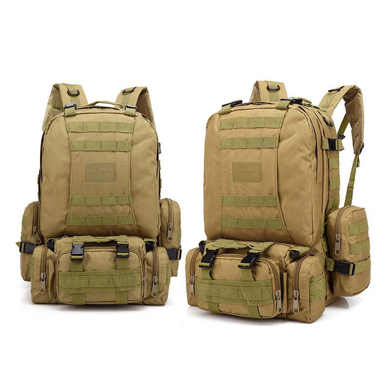 Factory Wholesale Multifunctional Tactical Hiking Backpack Outdoor Camouflage Backpack Mix Pack Travel Bag Army Fan Backpack