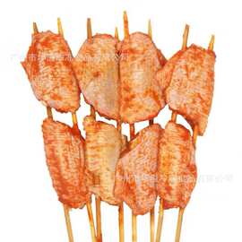 奥尔良鸡中翅串 15串*8袋/箱 烧烤串串半成品速冻鸡翅中串 鸡翅串