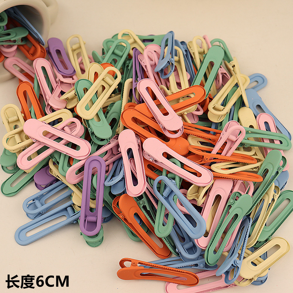 2023 New Hairpin Female Side Grab Gap Former Red Clip Hairware Forehead Bangs Broken Hair Hair Clip Side Clip Front Clip