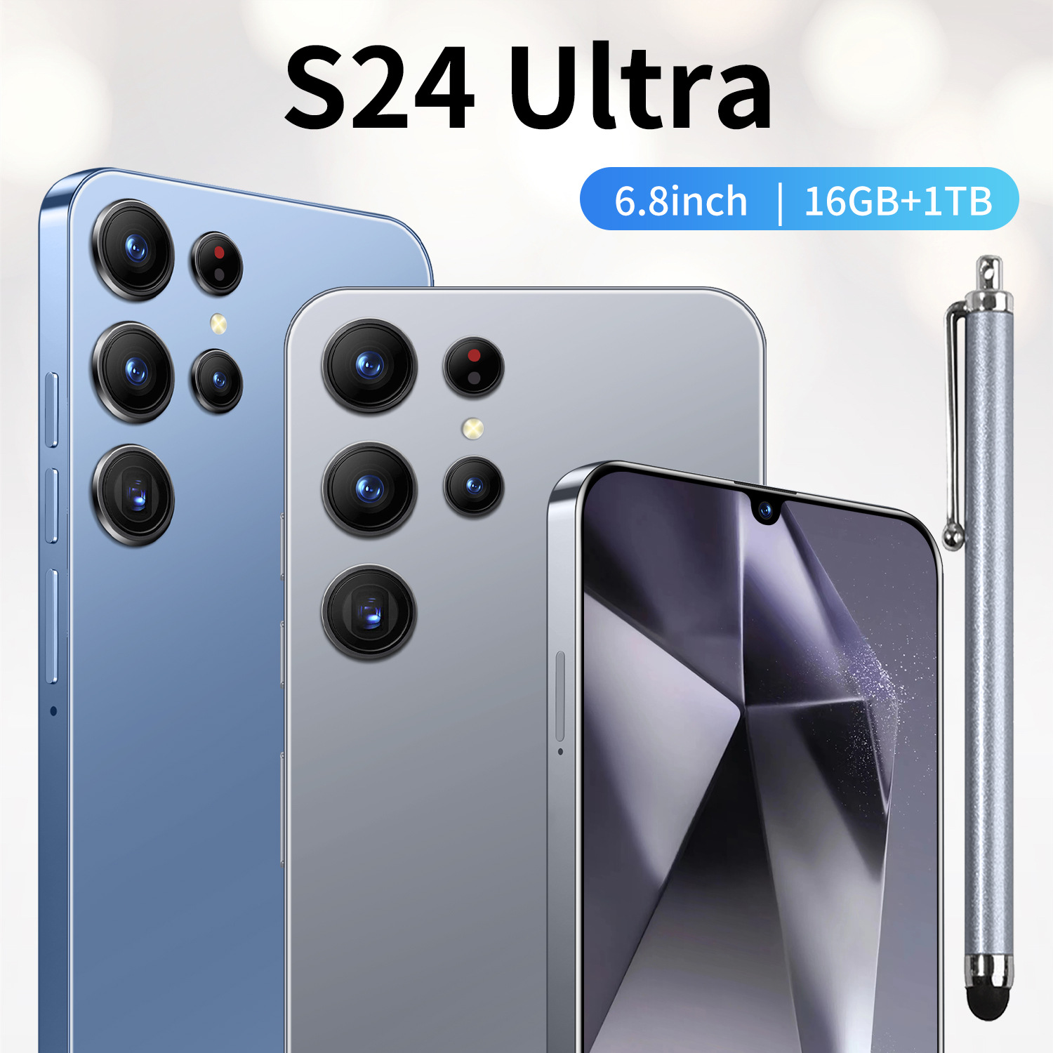 S24 Ultra跨境手机1+16G 6.8寸大屏外贸安卓低价现货批发智能手机