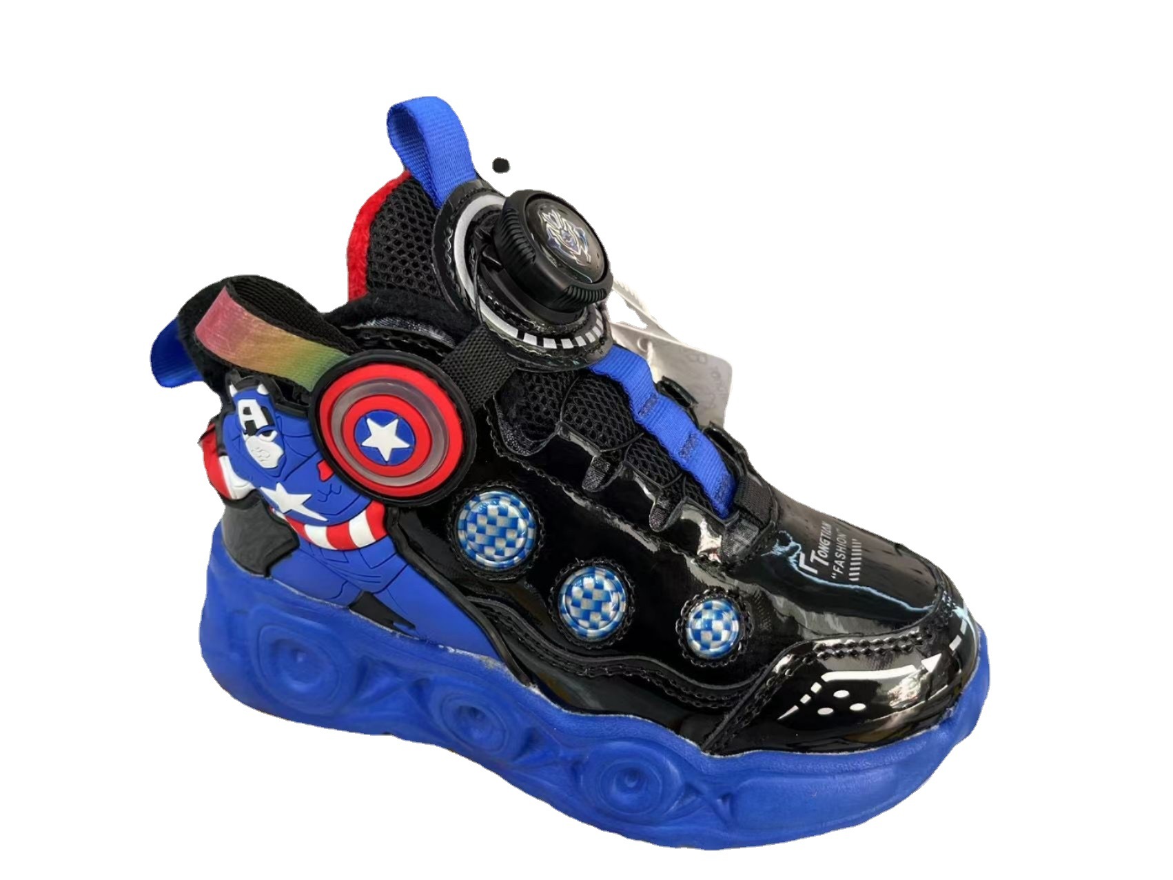 福建品牌鞋童天男女童运动鞋旋钮鞋二棉休闲鞋篮球鞋防滑旅游鞋