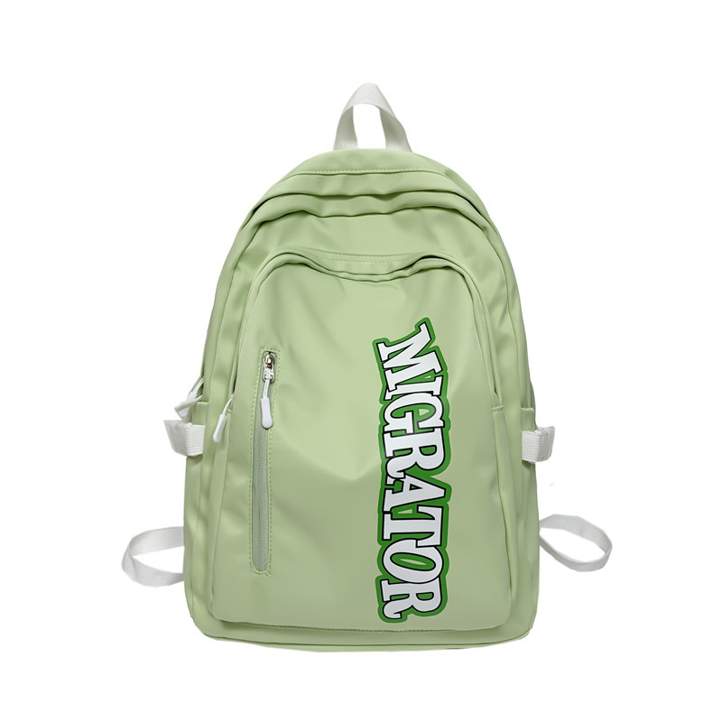 Backpack Girls' Japanese Large Capacity Bag 23 New Campus Wholesale Letter Simplicity High School Student Schoolbag