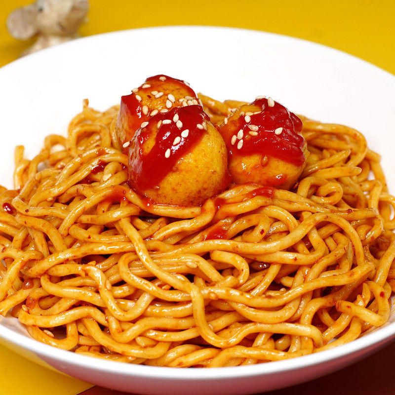 车仔面寿桃港式乌冬速食拉面xo酱拌面宿舍夜宵方便泡面带酱捞批发