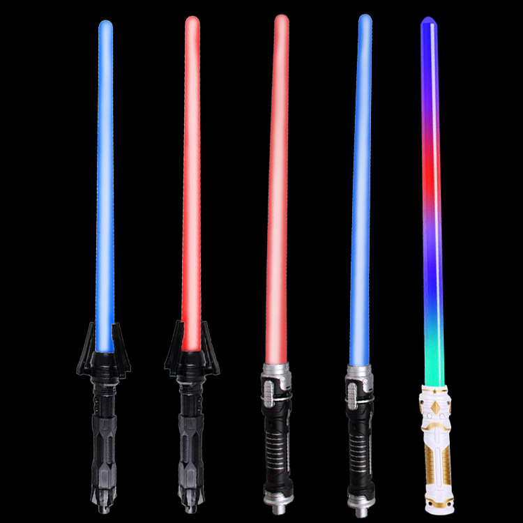 Star Wars Laser Sword Luminous Toys Light Stick Glow Stick Boy and Children's Toy Stall Wholesale Manufacturers