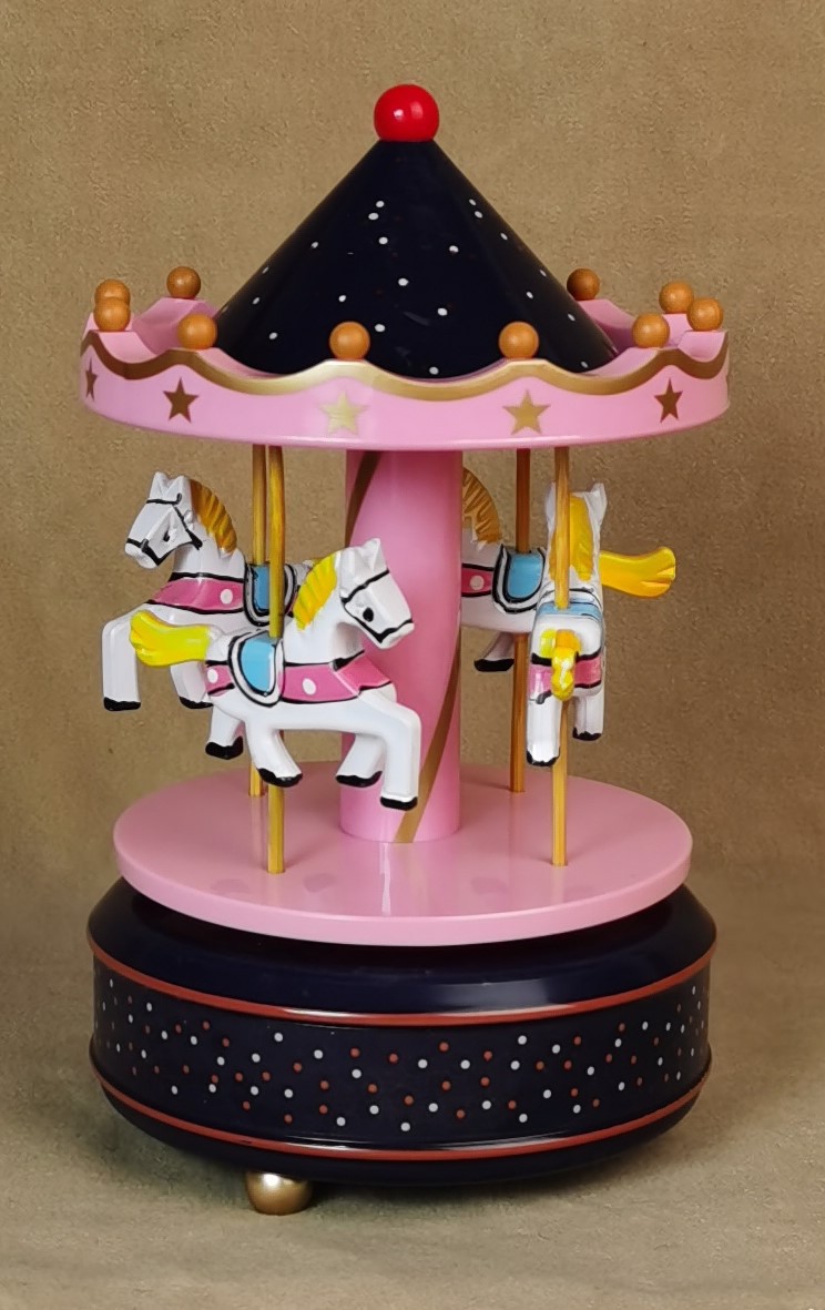 Cake Carousel Music Box Craft Gift DIY Music Box