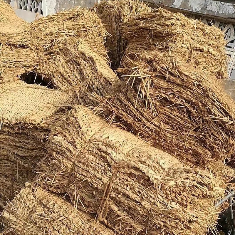 南京防冻寒物资批发 防滑草包草垫 工程混凝土保温草垫子草帘子