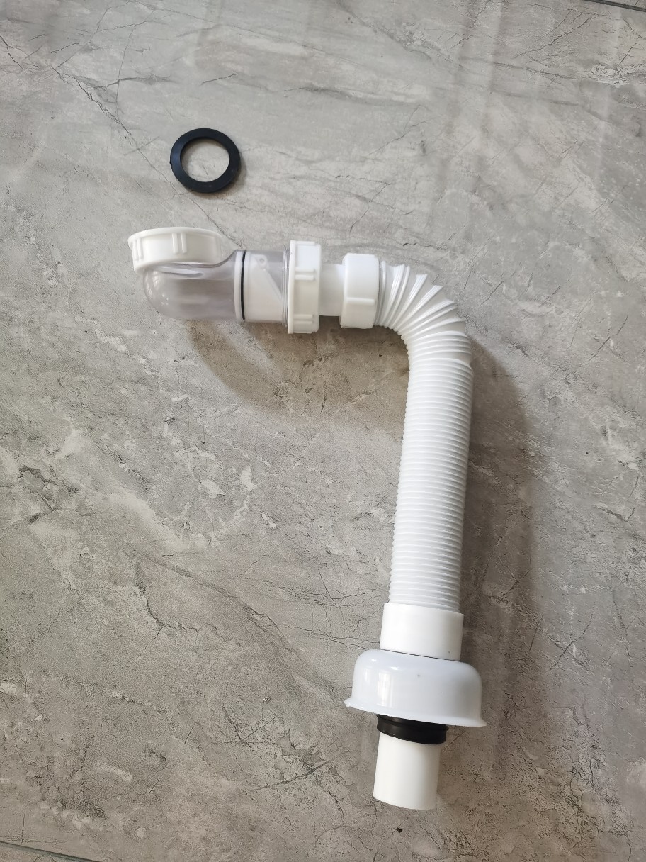 小空间洗莱盆横式墙排自动封闭防返味下水管