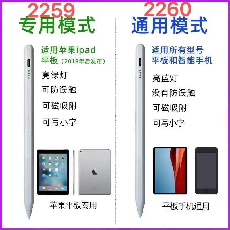 Second Generation Capacitive Stylus 2262 for Ipad Tablet Apple Pen Touch Touch Screen Painting Stylus 2260 Precision
