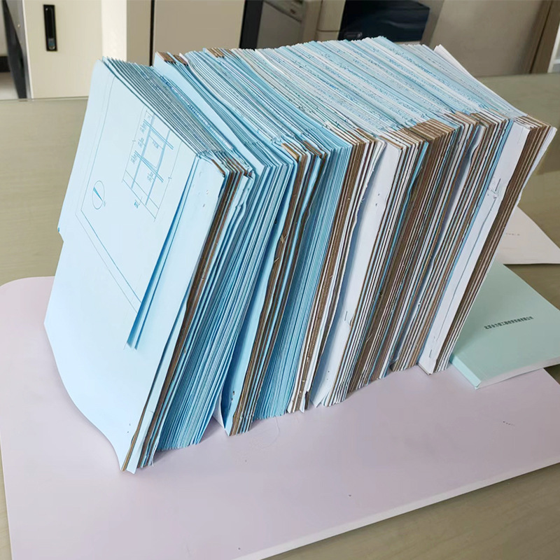 厂家供应蓝图纸白图纸彩色黑白绘图工程竣工图施工图打印复印