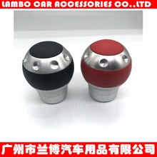 汽车改装排挡头皮金属真皮挡把头波棍头手动挂手杆shift knob