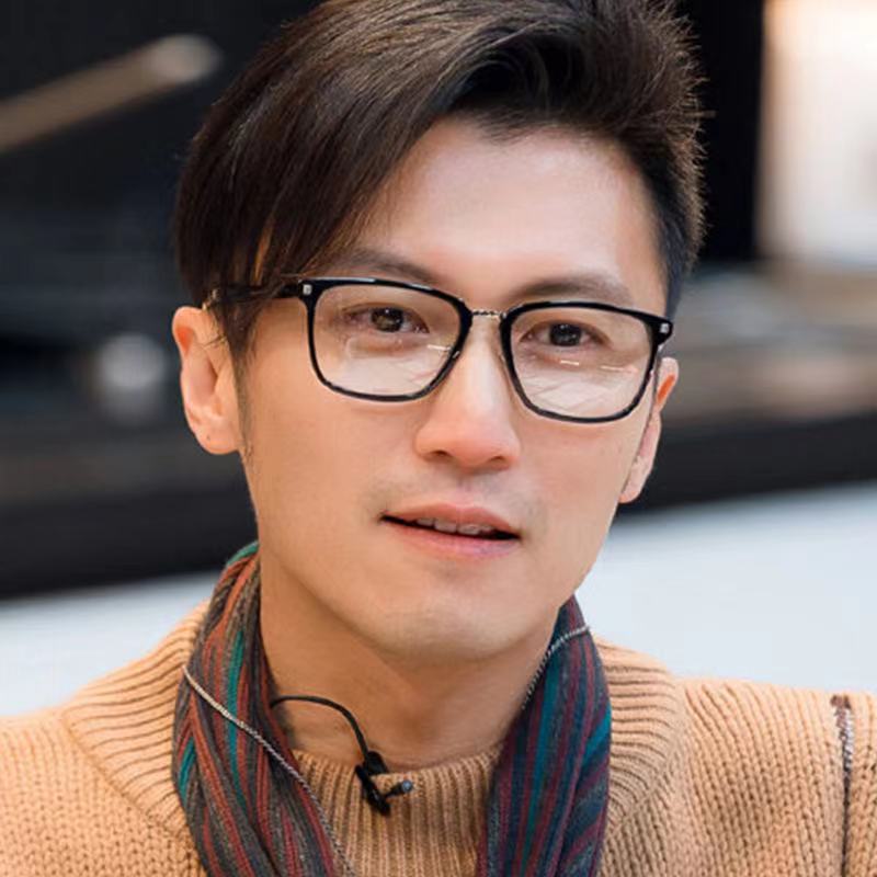 谢霆锋同款板材眼镜框潮流可配防蓝光方框眼镜架杰尼ez亚-阿里巴巴
