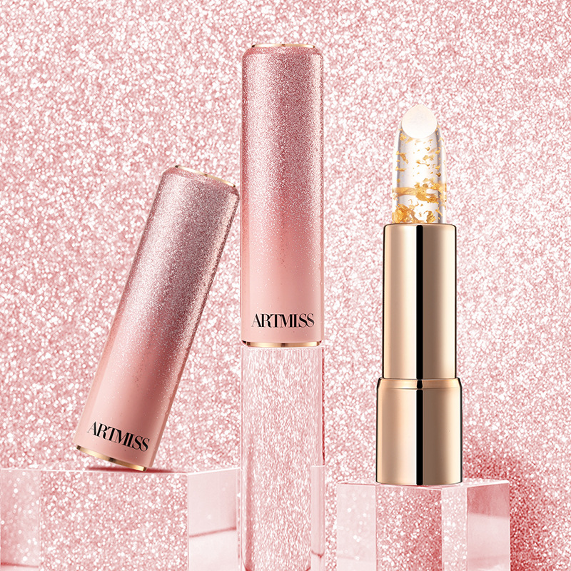 artmiss滋润保湿润唇膏 修护唇纹24k铂金润唇膏彩妆现货-itoe