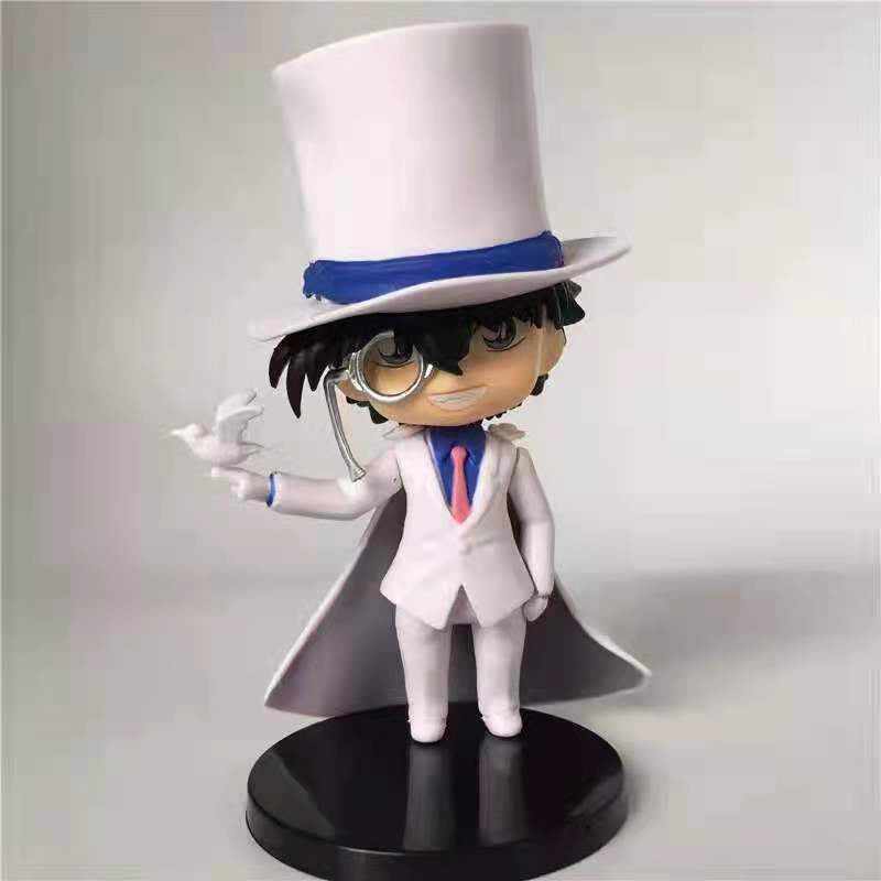 6款名侦探柯南手办盲盒工藤新一怪盗基德公仔摆件模型玩具批发