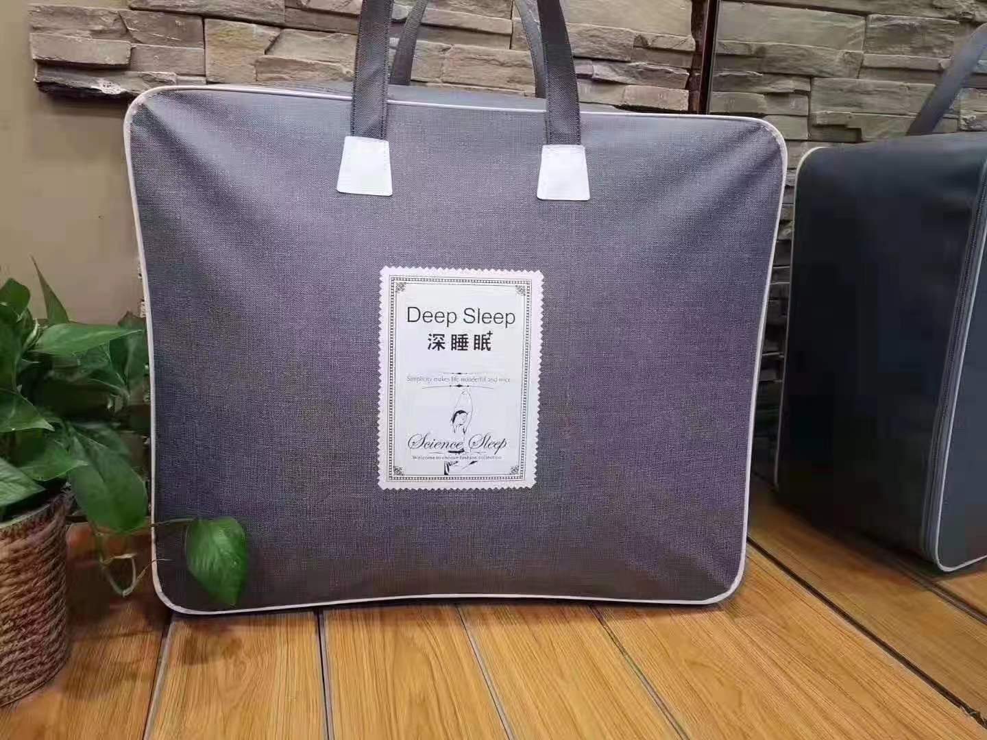 无纺布 仿麻布 钢丝包装袋婚庆蚕丝被羽绒被太空被床上用品包装袋