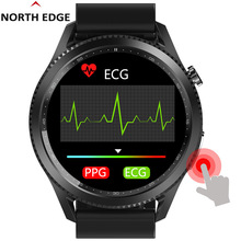 North edge新品E102 睡眠健康血压血氧监测仪智能手表ECG watch