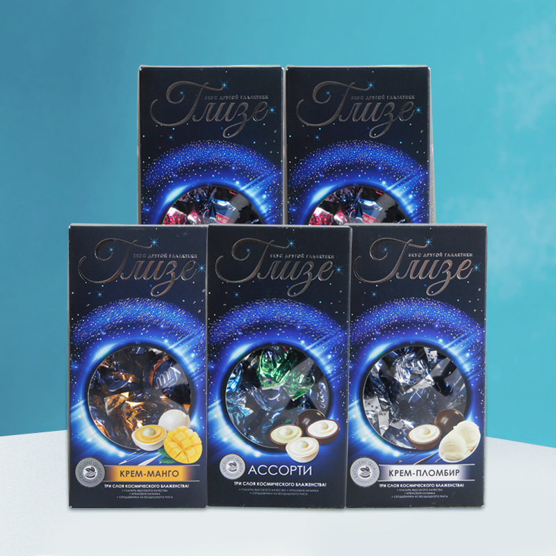 拉迈尔星空慕斯巧克力球200g芒果冰淇淋味礼盒装零食-阿里巴巴