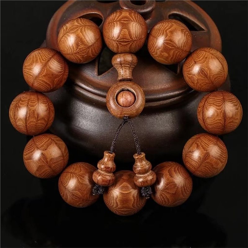 六道木手串佛珠精品保真老料紫檀木手链小孔降龙木手工念珠108颗