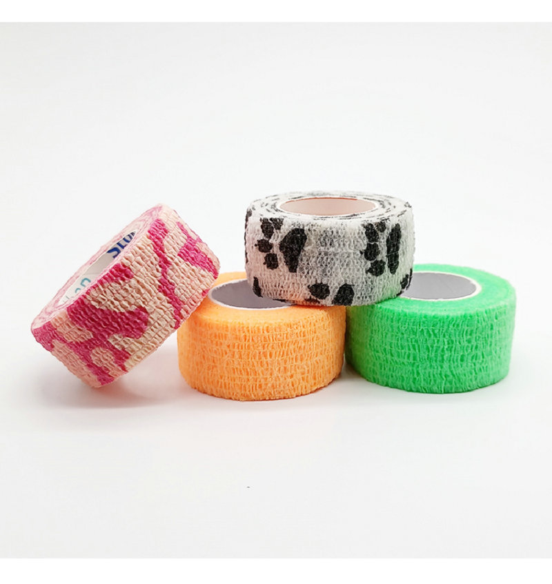 手指绷带学生写字护指绷带防磨手无纺布自粘弹力胶带可爱防茧胶带