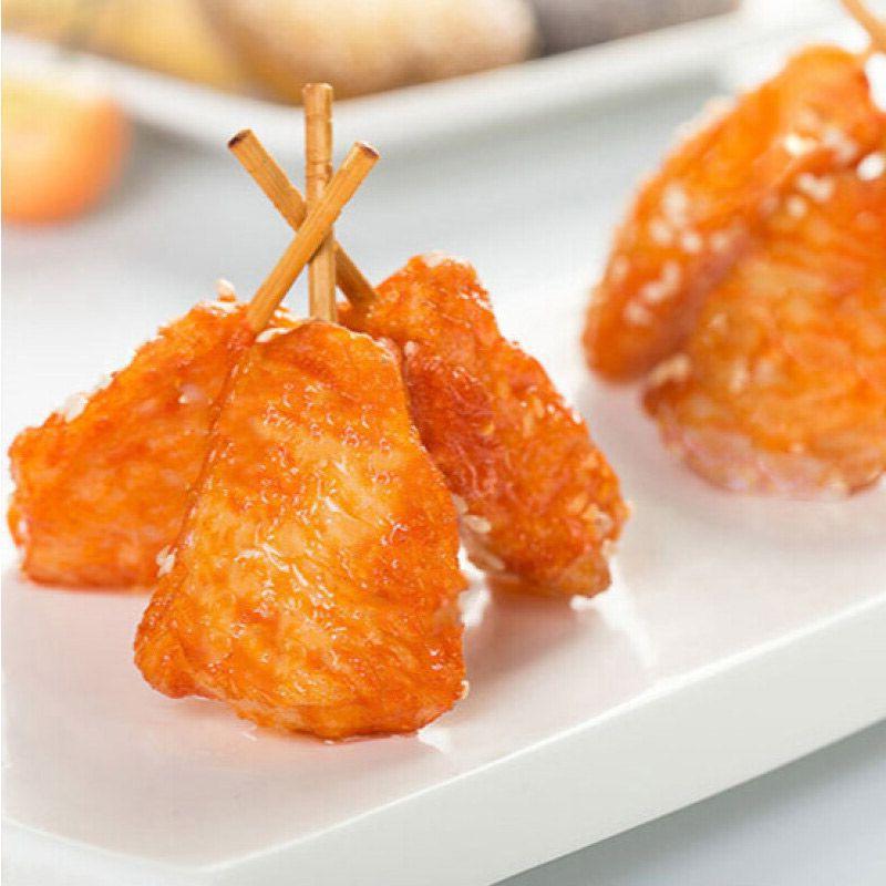 迷你肉串牙签肉小鸡肉串奥尔良风味半成品冷冻品油炸鸡肉商用批发