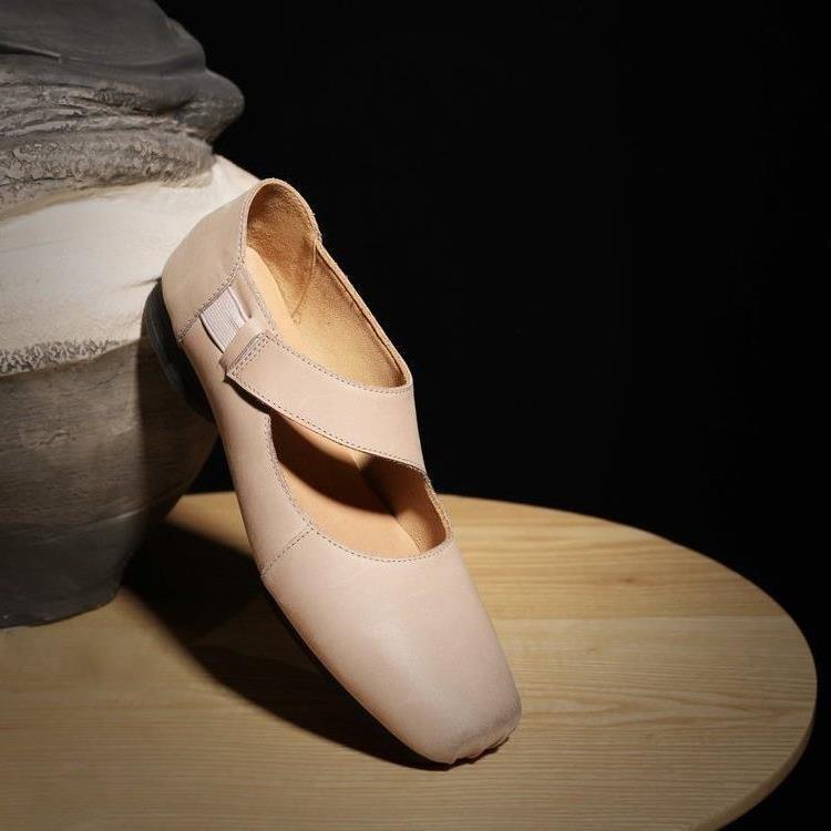 鞋小爆2024年春夏新款女鞋芭蕾舞鞋暴走柔软玛丽珍方
