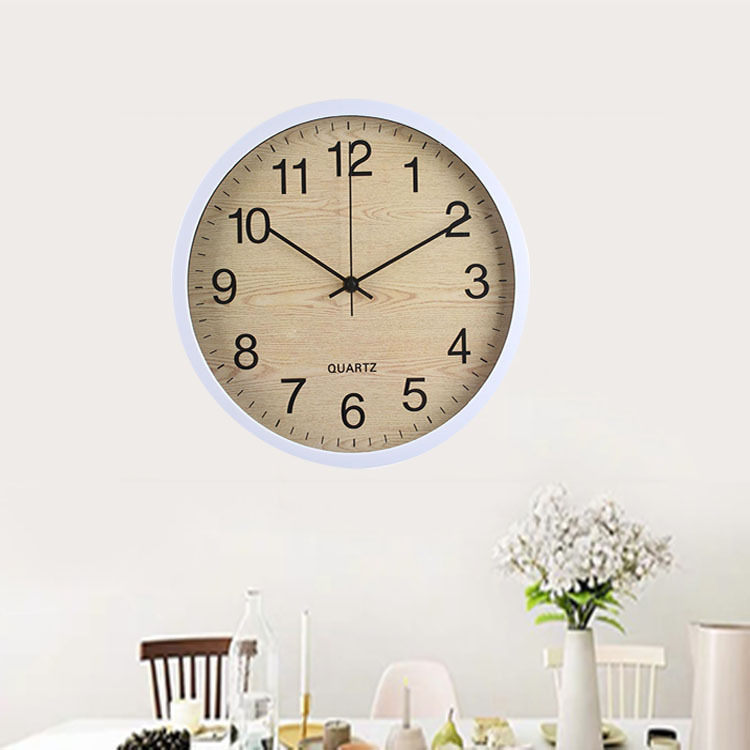 Wall Clock Fashion Creative Bedroom Noiseless Second Sweeping Quartz Clock Nordic Living Room Clock Cross-Border DIY in Stock Wholesale