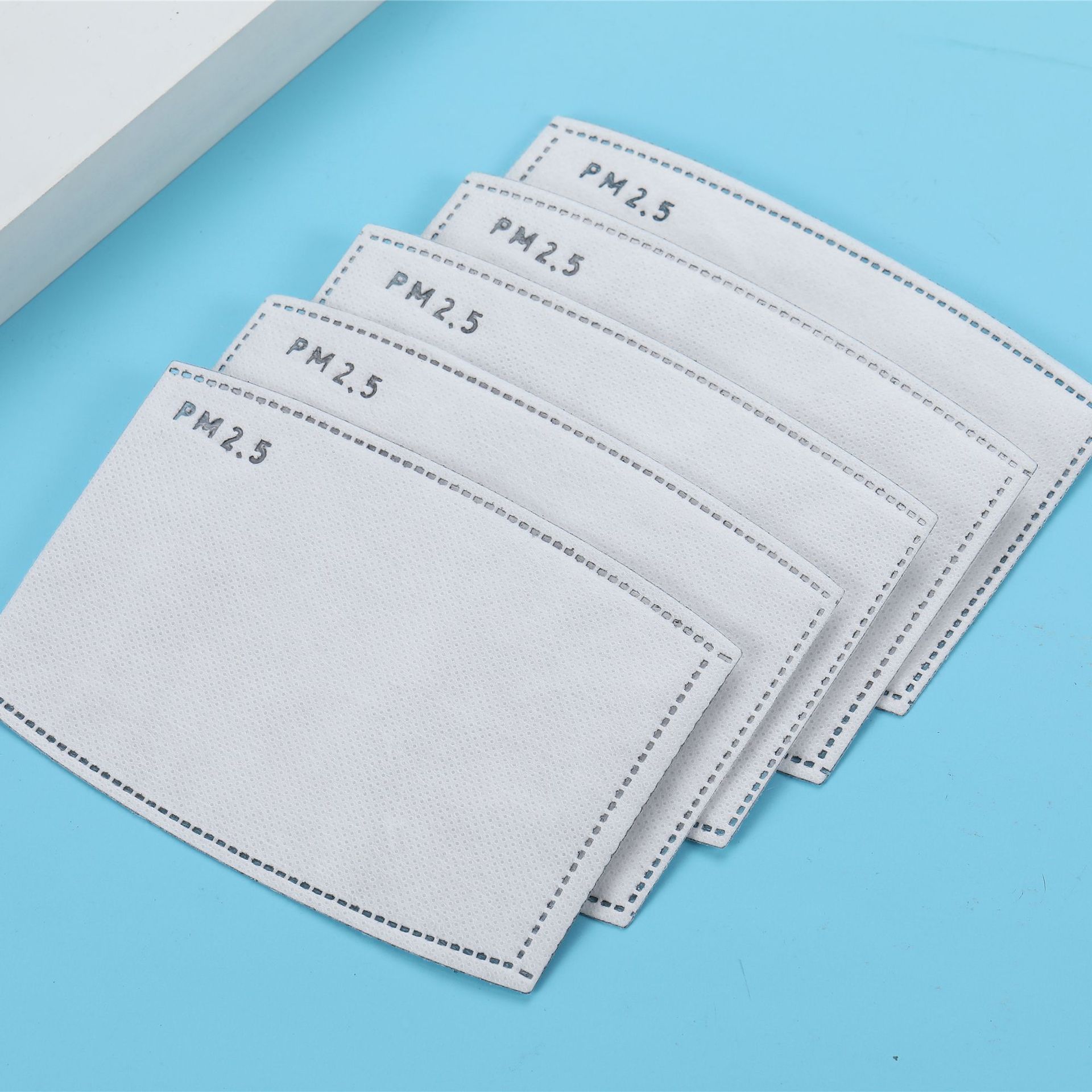 5过滤片 弧形口罩滤片 五层活性炭滤片