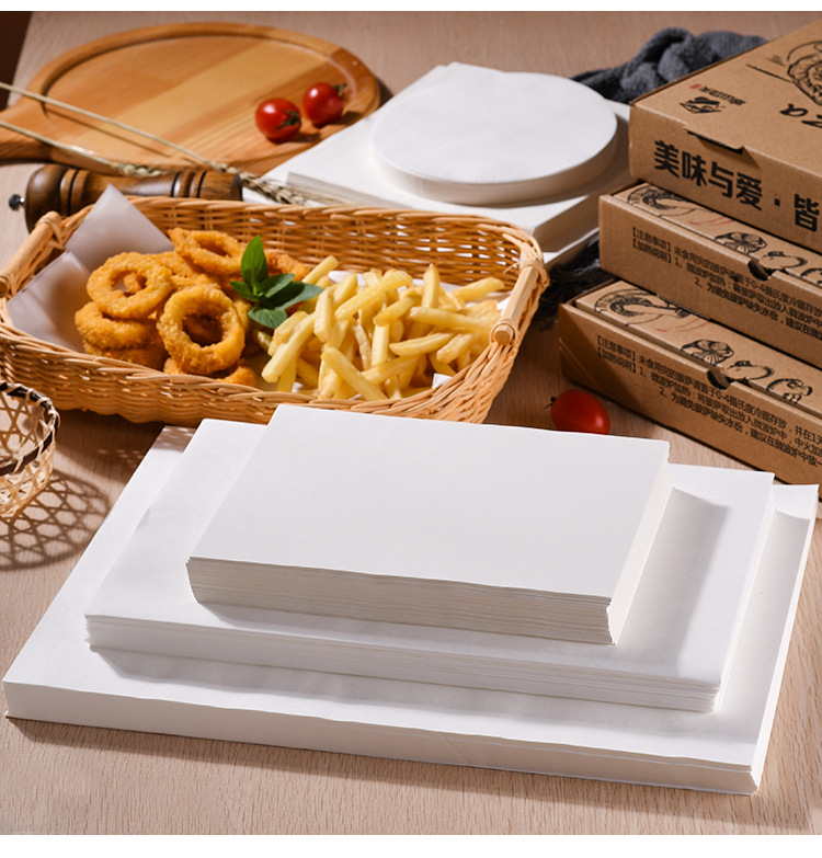 思营加厚吸油纸 炸鸡垫纸披萨垫纸 食品级披萨盒垫纸小吃打包纸