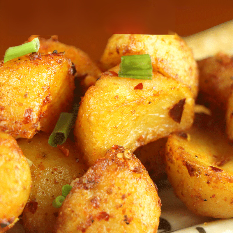 锅巴土豆半成品商用家用5/20斤冷冻云南特色油炸洋芋小吃炸土豆块