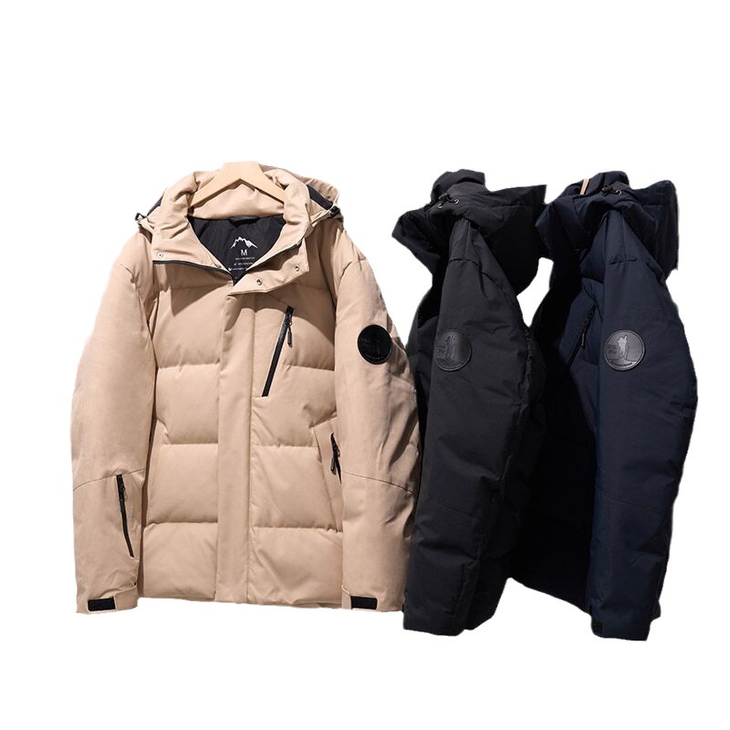 New Korean Style Cotton-Padded Coat Coat Men's Winter Youth Padded down Jacket Trendy Casual Cotton-Padded Jacket Men's Coat