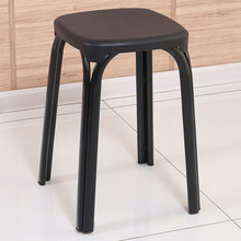 塑料凳子加厚结实板凳家用餐厅餐凳简约时尚创意塑料椅子大人圆凳
