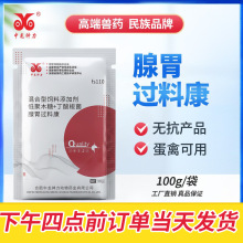 鸡腺胃炎 鸭鹅过料饲料便肠炎增免消炎 蛋鸡无抗禽用兽用