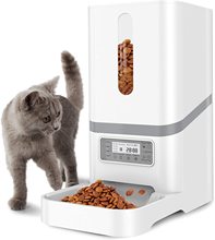 厂家跨境宠物自动喂食机四餐定时定量6L大容量猫狗喂食器智能喂粮