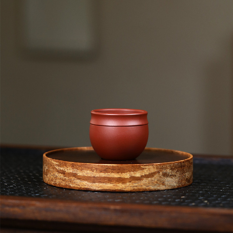 宜兴紫砂主人杯原矿大红袍品茗杯小口杯茶壶茶具礼品批发一件代发
