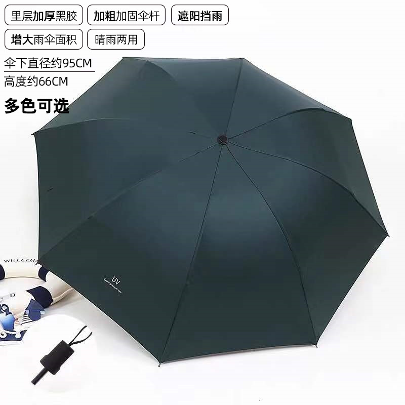 Wholesale UV Vinyl Sun Protective Sun Umbrella Folding Rain Dual-Use Advertising Gifts Automatic Umbrella Manufacturers