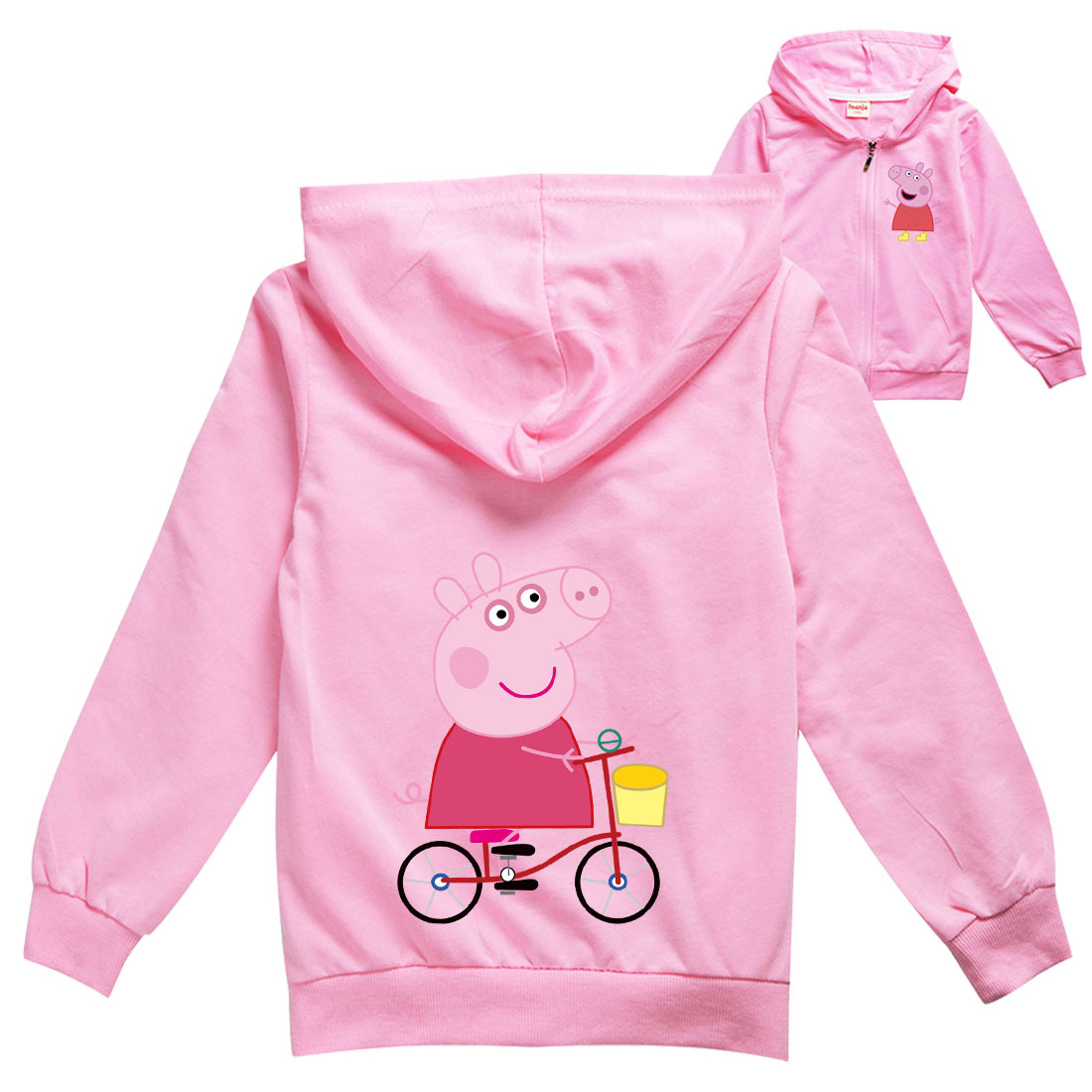 佩奇小猪卡通童装 粉红猪小妹儿童衣服一件代发6863