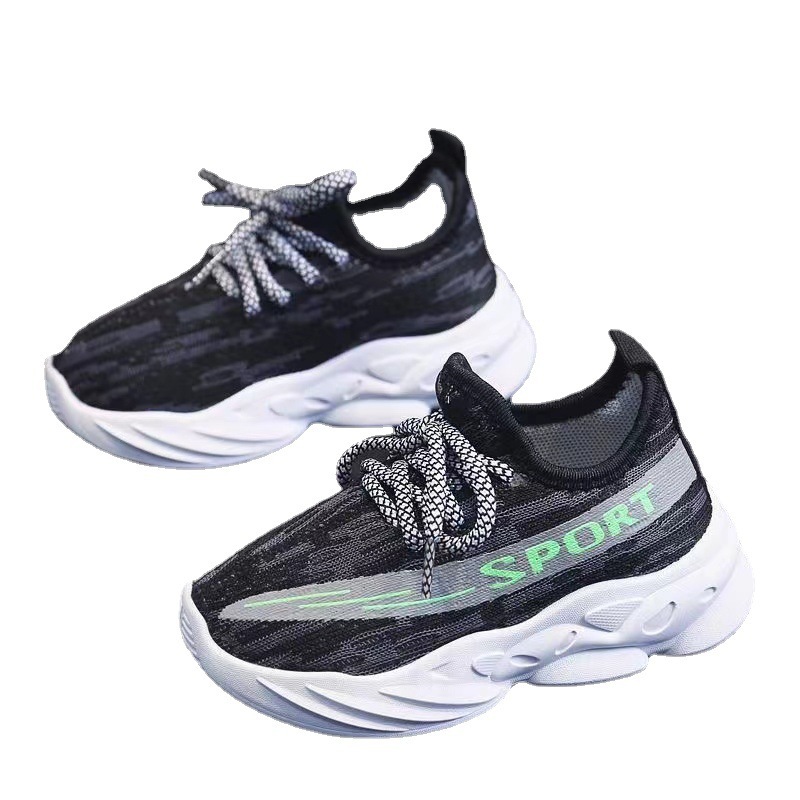 Men's and Women's 2023 Spring and Summer Mesh Running Shoes Children's Light Casual Shoes Autumn Breathable Sports Children's Shoes Wholesale