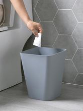 JW分类厨房垃圾桶家用方形卫生间加厚大号垃圾篓客厅纸篓干湿磨砂