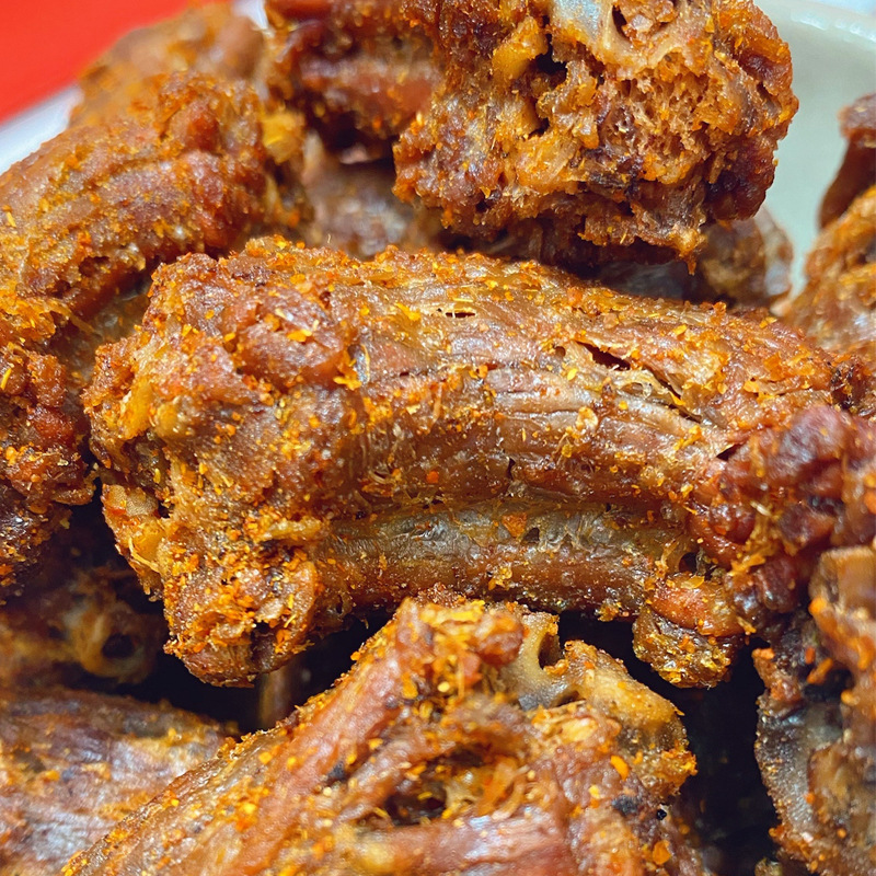 罗大胡子福建熏味特产三明鸭脖香辣手撕风干办公零食散装125克2包