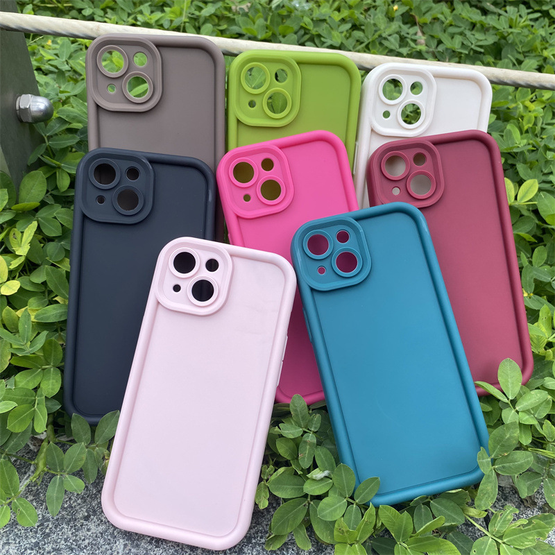 实色金刚砂tpu磨砂手机壳适用mi小米13t pro/f3gt/f4/11i/11x pro