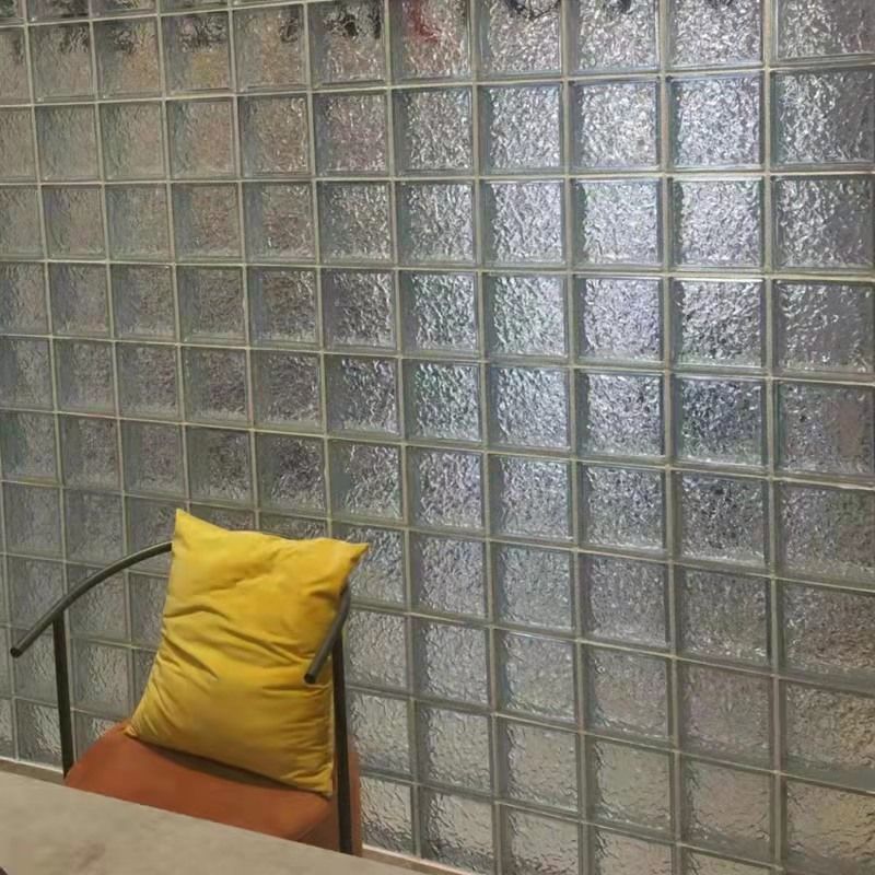 玻璃砖隔断墙网红透明水晶砖玻璃隔断卧室卫生间玄关跨境速卖通