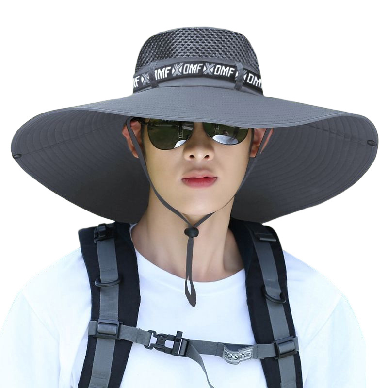 Bucket Hat Men's Spring and Summer Hat Outdoor Mountaineering Sun Hat New Foldable Sun Hat Men's Fishing Hat Wholesale