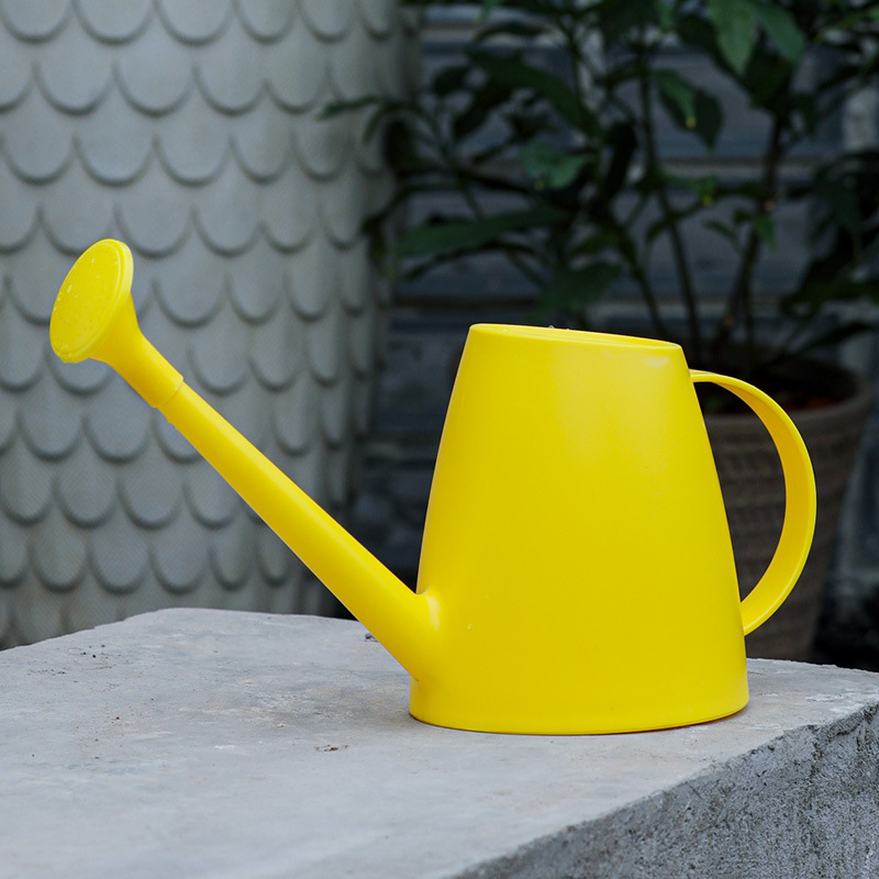 8l黄色洒水壶浇花水壶塑料园林长嘴浇花壶园艺工具 浇水壶