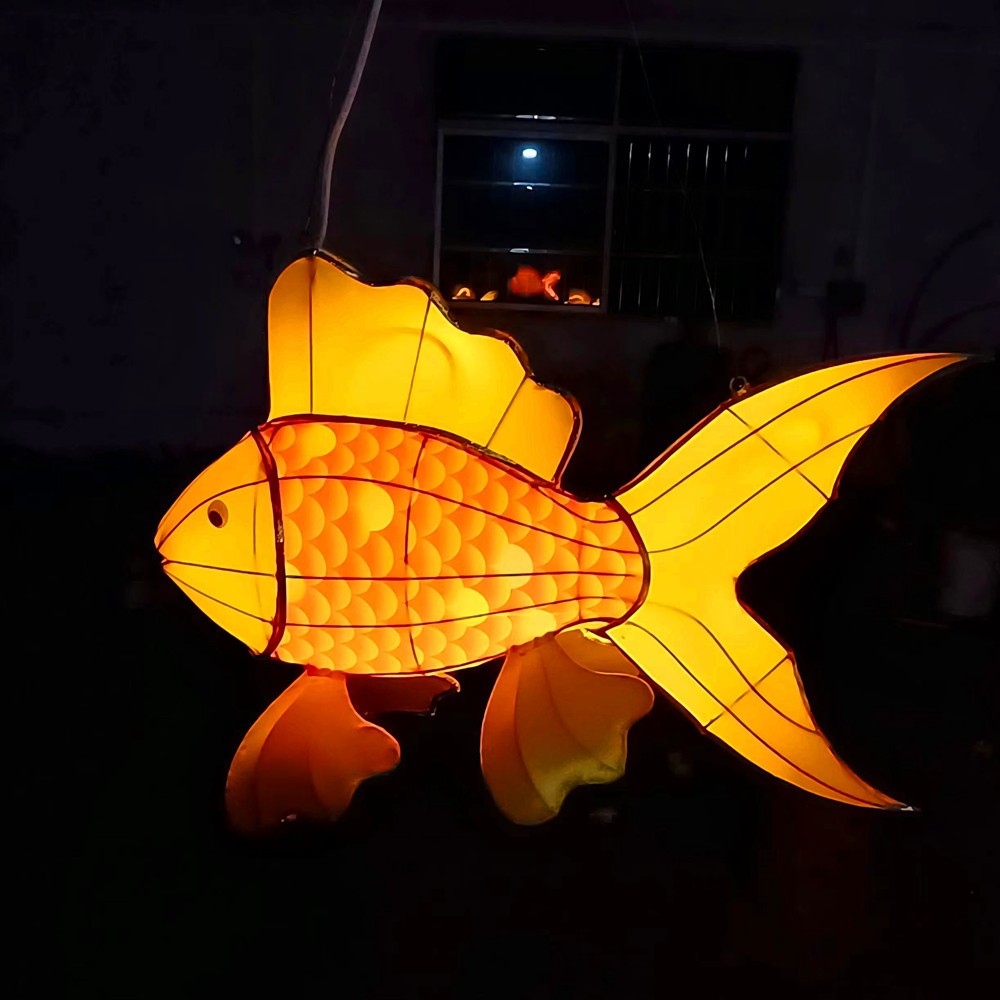 中秋节花灯海鱼金鱼餐厅鱼兔子花灯鸳鸯荷花莲藕月亮鲤鱼月球灯