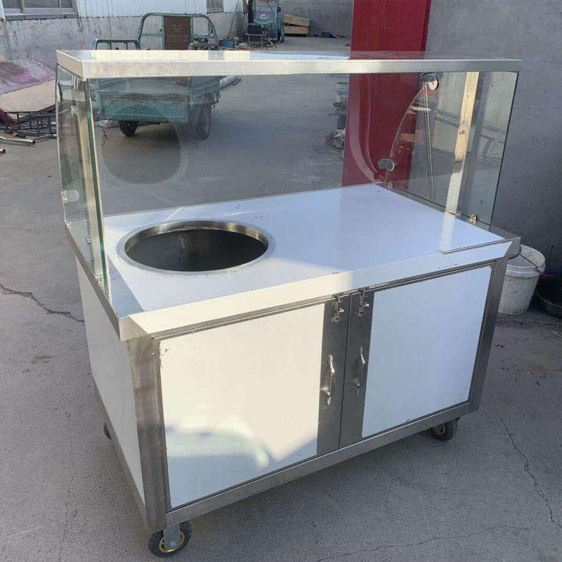 夜市小吃摆摊车凉皮凉菜凉面早餐车手推摊位冰粉小吃车推车移动